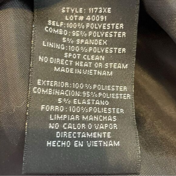 Xscape Off Shoulder Gown Black Pink Illusion Floral Print A Line Womens Size 22 - Picture 9 of 12